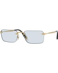 Persol - Po1030V Luc 1156 Optical Frames Metal Light Squared Normal - Lyst