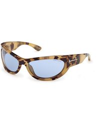 Tom Ford - Ft1365 Leona-02 56V Sunglasses Injected Cat Eye Normal - Lyst