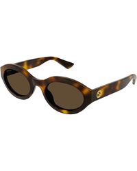 Gucci - Gg1579S 002 Sunglasses Injected Geometric - Lyst