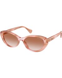 Ralph Lauren - Ra5350U 634113 Sunglasses Acetate Round Normal Nuanced - Lyst