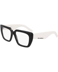 KARL LAGERFELD - Kl6159 006 Optical Frames Acetate Squared Normal Normal - Lyst