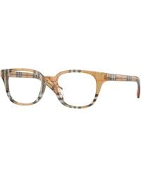 Burberry - Be2462D 4163 Optical Frames Acetate Transparent Squared Normal - Lyst