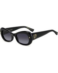 DSquared² - D2 0110/S 807/9O Sunglasses Acetate Geometric Normal Shaded - Lyst