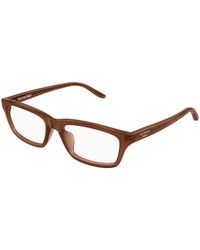 Balenciaga - Bb0439O 006 Optical Frames Acetate Transparent Squared - Lyst