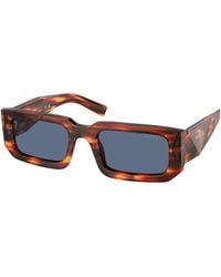 Prada - Pr 06Ys 17R06A Sunglasses Acetate Squared Normal - Lyst