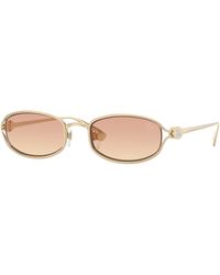 Burberry - Be3177 110913 Sunglasses Metal Round Normal Nuanced - Lyst