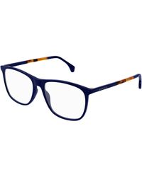 Gucci - Gg0554O 011 Optical Frames Acetate Transparent Squared - Lyst
