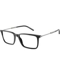 Giorgio Armani - Ar7233 5017 Optical Frames Acetate Transparent Squared Normal - Lyst