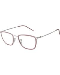 Giorgio Armani - Ar6189 30031W Sunglasses Metal Transparent Pillow Normal - Lyst