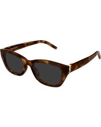 Saint Laurent - Sl M153 003 Sunglasses Acetate Squared - Lyst