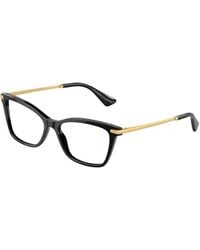 Dolce & Gabbana - Dg3393 501 Optical Frames Acetate Transparent Squared Normal - Lyst
