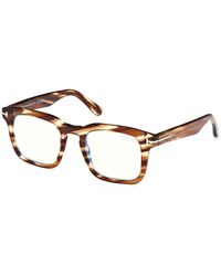 Tom Ford - Ft6025-B 053 Optical Frames Acetate Squared Normal - Lyst