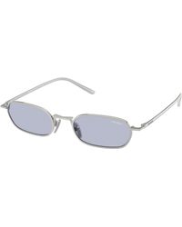 Prada - Pr D58S 1Bc30X Sunglasses Metal Round Normal - Lyst