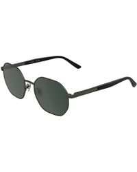 Calvin Klein - Ck25110S 072 Sunglasses Metal Squared Normal - Lyst