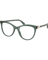 Swarovski - Sk2064 1043 Optical Frames Acetate Transparent Round Normal - Lyst