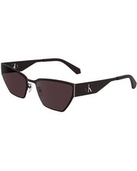 Calvin Klein - Ckj24207S 505 Sunglasses Metal Butterfly Normal - Lyst
