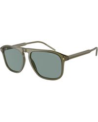 Giorgio Armani - Ar8212 607456 Sunglasses Acetate Squared Normal - Lyst
