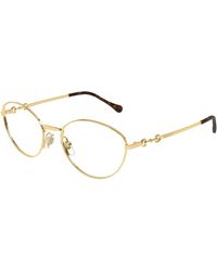 Gucci - Gg1699O 001 Optical Frames Metal Transparent Cat Eye - Lyst