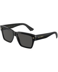 Dolce & Gabbana - Dg4431 501/87 Sunglasses Acetate Squared Normal - Lyst