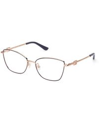 Guess - Gu2974 020 Optical Frames Metal Cat Eye Normal - Lyst