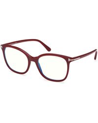 Tom Ford - Ft6089-B 069 Optical Frames Acetate Squared Normal - Lyst