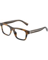 Dolce & Gabbana - Dg3446 3063 Optical Frames Acetate Transparent Squared Normal - Lyst