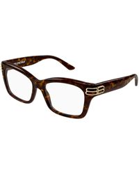 Balenciaga - Bb0472O 002 Optical Frames Acetate Transparent Squared - Lyst