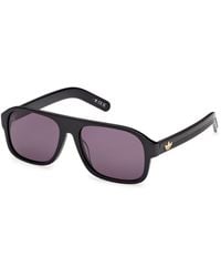 adidas - Or0141 01A Sunglasses Acetate Smoke Pilot Normal - Lyst