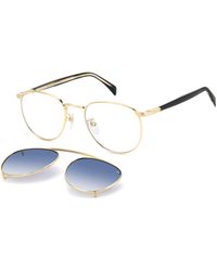 David Beckham - Db 1144/Cs Rhl/Z7 Sunglasses Metal Light Round Polarized Shaded - Lyst