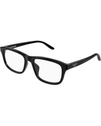 Balenciaga - Bb0442Oa 004 Optical Frames Acetate Transparent Squared - Lyst