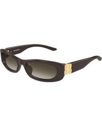 Balenciaga - Bb0505S 004 Sunglasses Acetate Squared Nuanced - Lyst