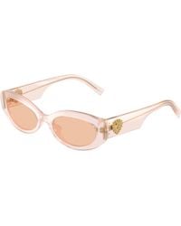 Dolce & Gabbana - Dg4537 304173 Sunglasses Acetate Round Normal - Lyst