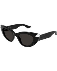 McQueen - Am0442S 001 Sunglasses Acetate Cat Eye - Lyst