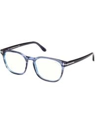 Tom Ford - Ft5868-B 092 Optical Frames Acetate Squared Normal - Lyst