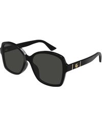 Gucci - Gg0765Sa 005 Sunglasses Injected Squared - Lyst