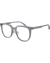 Emporio Armani - Ea3226D 5029 Optical Frames Acetate Transparent Pillow Normal - Lyst