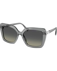 Swarovski - Sk6049 106211 Sunglasses Acetate Butterfly Normal Shaded - Lyst
