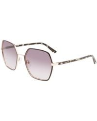 Calvin Klein - Ck21131S 001 Sunglasses Metal Squared Normal Photochromatic - Lyst