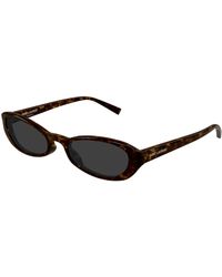 Saint Laurent - Sl 871 Sue 003 Sunglasses Acetate Round - Lyst