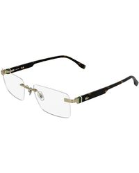 Lacoste - 045 Optical Frames Metal Squared Normal - Lyst