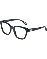 Moncler - Me2028 3001 Optical Frames Acetate Transparent Pillow Normal - Lyst