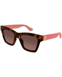 Gucci - Gg1714S 012 Sunglasses Injected Cat Eye Nuanced - Lyst