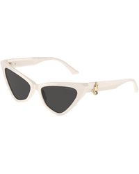 Jimmy Choo - Jc5008 500887 Sunglasses Acetate Cat Eye Normal - Lyst