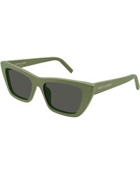 Saint Laurent - Sl 276 Mica 057 Sunglasses Acetate Cat Eye - Lyst