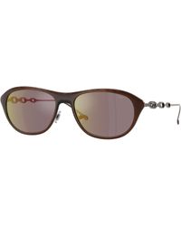 DIESEL - Dl1011 10254Z Sunglasses Metal Pillow Normal - Lyst