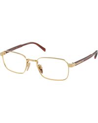 Prada - Pr C50Vd 5Ak1O1 Optical Frames Metal Pillow Normal - Lyst