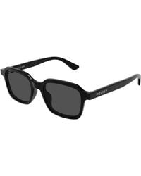 McQueen - Am0571S 001 Sunglasses Acetate Squared - Lyst