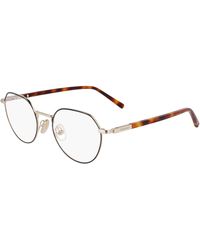 Ferragamo - Sf2233 703 Optical Frames Acetate Round Normal - Lyst
