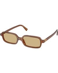 Miu Miu - Mu 11Zs 22I10R Sunglasses Acetate Squared Normal - Lyst