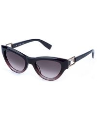 Furla - Sfu982 0G45 Sunglasses Acetate Cat Eye Normal Nuanced - Lyst
